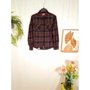 Dixxon Flannel Company Women's Button-Up Long-Sleeve Flannel Shirt Medium